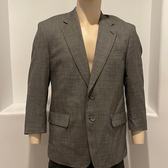 Richard Harris Men’s Wool Blazer Sport Coat Jacket Black Size 38S - Picture 1 of 13